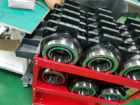 400W personnalisé ODM industrie robotique engrenage planétaire Arrangement roulements à rouleaux croisés robustes plate-forme rotative creuse pour CNC