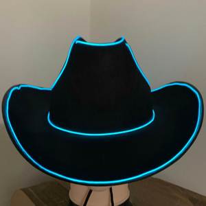 Chapeau de cowboy LED lumineux pour festival de musique, chapeau de cowgirl tendance pour Halloween, vente en gros - Product Image 2