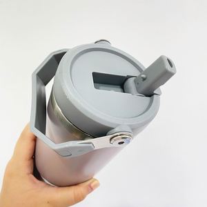 Botella de Agua Escolar de 30oz con Tapa Abatible, para Estudiantes, Hombres, Sublimación a Color, Acero Inoxidable, con Pajita, Venta al Por Mayor - Product Image 3