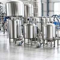 Équipement de brasserie TONSEN 1500L, système de brassage avec cuve sous pression et pompe pour la fermentation de la bière