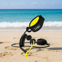 Laisse de planche de surf en TPU, design tendance, vente chaude usine, durable, spirale/droite, corde de pied pour bodyboard, cordon de SUP pour paddle board