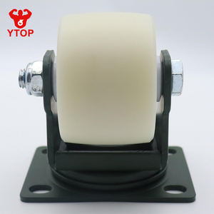 Roues de chariot de transport à faible gravité YTOP en nylon (<span class=keywords><strong>MC</strong></span>) + acier au manganèse, 2 pouces, moyenne capacité de charge, robustes, capacité de charge de 300 kg - Product Image 5