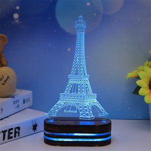 Exquisite Ramadan Decoration Gift Light Eid Islamic Colorful Muslim LED Touch 3D Night Light - Product Image 2