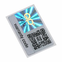 Autocollant 3D holographique authentique original avec code QR à gratter