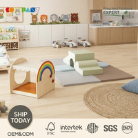 Professionelles Holz-Montessori-Vorschulset Umweltfreundlicher Grobmotorik-Eckbereich für Kindertagesstätten und Kleinkinder-Kletterbereich in Schulen und Kindergärten