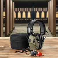 Casque anti-bruit électronique pour le tir, Bluetooth 5.4, personnalisable, ABS tactique, pliable, Type-C, SNR 27 dB