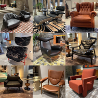 OKF Chaise de salle à manger en tissu noir personnalisé haut de gamme chaise de salle à manger à dossier de luxe moderne chaises de salle à manger élégantes de luxe