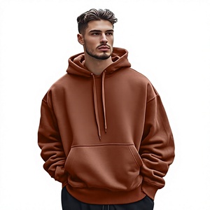 Sweat-shirts à capuche décontractés pour hommes de haute qualité, 100% coton, avec poche et logo brodé, écologiques, prix de gros BD - Product Image 1