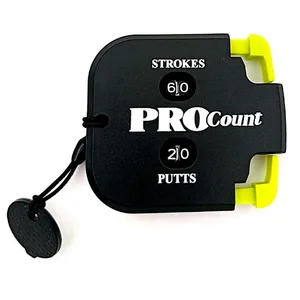 Nuevo contador de puntaje de Golf Números de alta calidad 0-99 Fácil de reiniciar Golf Stroke Putt Score Counter Clicker para campo de golf Scorekeepe