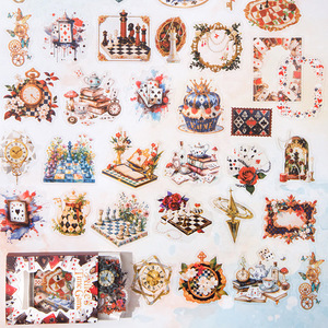 Pegatinas 3D Impermeables de PET con Temática de Póker Vintage, Pegatinas de Paisajes de Cuentos de Hadas, Pegatinas Decorativas para Manualidades, Regalo de Cumpleaños para Niños - Product Image 2