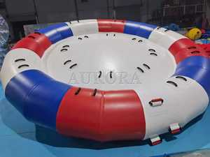 Barco de discoteca inflable al aire libre, cohete de agua inflable, OVNI para parque acuático, parque de juegos para niños y adultos - Product Image 4