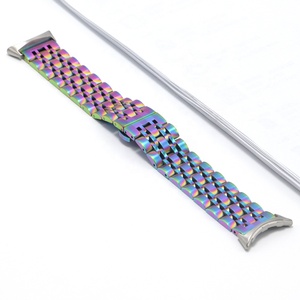 Bracelet de remplacement en métal à sept maillons pour Pixel Watch, boucle papillon, bracelet en acier inoxydable pour <span class=keywords><strong>Google</strong></span> Pixel - Product Image 4