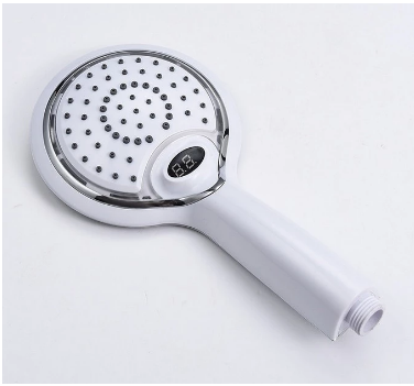 Boutique en ligne alibaba haute pression RVB Led Douche lumière Changement De Couleur numérique salle de bains douche robinets