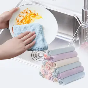 De gros cormatic papier serviettes-Lot de 5 serviettes en microfibre réutilisables, aluminium, idéal pour le nettoyage de la cuisine, sans papier