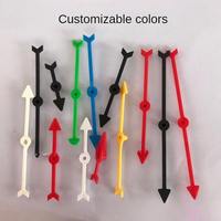 Nouveauté Beecomely BGA-ARROW 10CM Accessoires de jeu de société en forme de flèche multicolores, pointeurs rotatifs personnalisables
