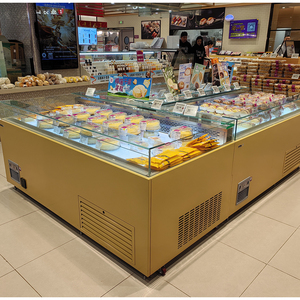 Vitrine en bois et verre sur mesure pour chocolat et desserts Type de porte ouverte pour pâtisserie ou meubles de confiserie - Product Image 6