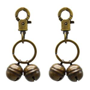 तांबा घंटी कुत्ते कॉलर के लिए तस्वीर क्लिप के साथ कुत्तों के लिए शुद्ध तांबे से बना बिल्ली बेल - Product Image 2