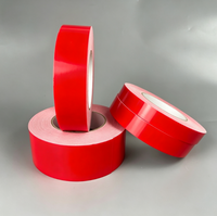 Bande de garniture automobile en mousse acrylique PE rouge industrielle double face, faible bruit, résistante à la chaleur, aux températures et aux UV