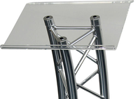 Système de treillis en alliage d'aluminium argenté, léger, soudé, réglable, haute capacité de charge, antirouille, structure de scène pour événements intérieurs et extérieurs