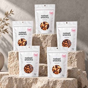 Custom Logo Windowed Snack Packaging <b>Bags</b>, 30g 50g 100g 500g Resealable Stand Up Pouches for Nuts, Candy and Preserved Fruit - Product Image 2