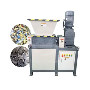 Đại Dương Mini Nhôm Có Thể Hộ Gia Đình Chất Thải Shredder Phế Liệu Máy Tính Di Động Ổ Đĩa Cứng Đôi Trục Shredder Cho Nhựa