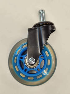 Nice White Ruedas <span class=keywords><strong>de</strong></span> silla <span class=keywords><strong>de</strong></span> 3 pulgadas <span class=keywords><strong>Rueda</strong></span> Para Sillas <span class=keywords><strong>Rueda</strong></span> Para muebles <span class=keywords><strong>de</strong></span> PU <span class=keywords><strong>de</strong></span> 75mm - Product Image 2