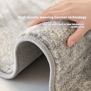 2025 İtalyan Lüks Soyut Polyester Makine Yapımı Yıkanabilir Kaymaz Tabanlı Üst Düzey Modern Sade Stil 3D Baskılı - Product Image 3