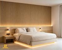 Panneau de revêtement mural WPC 22 mm, isolation thermique, imperméable, ignifuge, pour hôtel, extérieur, intérieur