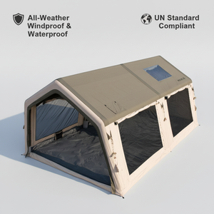 HOUMU Nueva Carpa Inflable Familiar Grande para Acampar, Protección UV, Impermeable, Apertura Automática Rápida, para las Cuatro Estaciones - Product Image 1