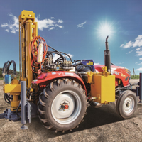 Machine de forage de puits portable Hengwang TQZ-260, diesel, 260 m, mini-tracteur tout-terrain, perceuse pneumatique pour puits d'eau