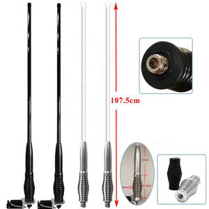 27MHz OEM ODM Heavy Duty Spring Mobile Radio Antenna with <b>Bracket</b> for Multiple Vehicle Model to Improve Communication signal - Product Image 1