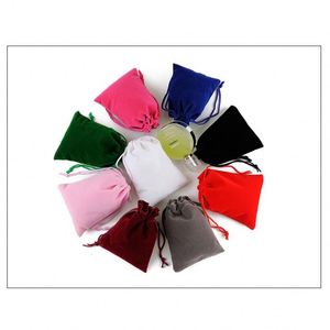 Bolsas de Joyería de Terciopelo con Cordón, Reciclables, Personalizadas con Impresión, para Relojes, Collares, Piedras Preciosas, Gafas, Anillos, Pendientes, Venta al Por Mayor - Product Image 4