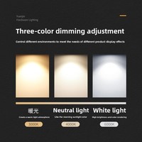 Plafonnier LED moderne avec projecteur carré en alliage de zinc, hotte encastrée, base GU10 pour l'éclairage du salon