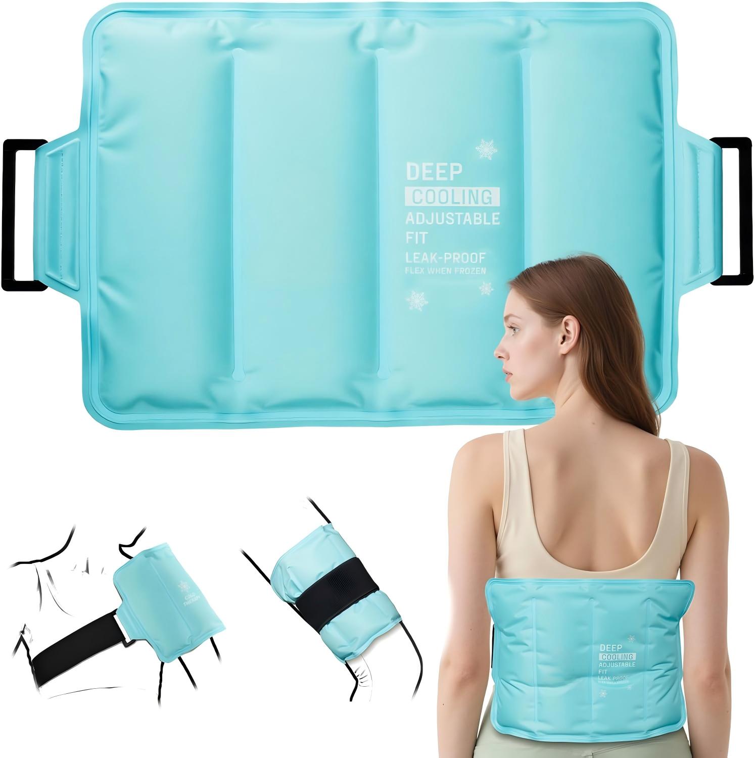 Gel Ice Pack Reusable Soft Ice Pack for Shoulder Arm Pain Relief 40-minute Lasting Hot/Cold Pack Class II 14.5" X 11" Physical