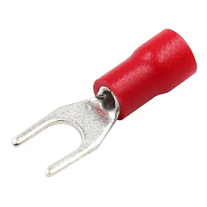 Baru Kedatangan Plating Tin Insulated Spade Fork Cable Lug Terminal Connector Crimp Crimping Tool Terminal Kualitas Tinggi