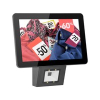 Terminal Pemeriksa Harga T100 RK3566 Intel I5 Android 11 Win10 2G 8G 32G 128G SSD 10.1 Inci Pemindai Barcode 1D 2D WiFi BT OEM