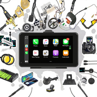 Autoradio portable sans fil 7 pouces HD Carplay écran tactile lecteur MP5 avec Apple CarPlay et Android Auto Mirror Link Fm TF USB