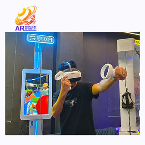 ألعاب الواقع الافتراضي في الأماكن المغلقة ، ألعاب الواقع الافتراضي التفاعلية ، آلات الواقع الافتراضي للحدائق الترفيهية البلاستيكية - Product Image 3