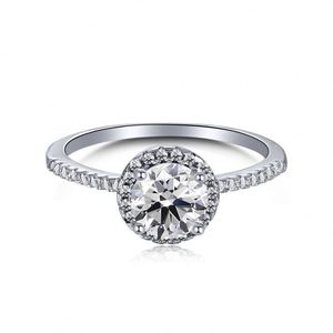 Bijoux Dylam en stock, faible MOQ, diamant brillant de haute qualité, pierre CZ 5A, bague de fiançailles et de mariage en argent sterling S925 pour femmes - Product Image 1