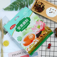 Poudre de préparation instantanée OEM à base d'amidon de racine de lotus et de graines de lotus, sachet de 700g, boisson instantanée, poudre pour petit-déjeuner, substitut de repas