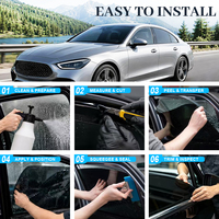 Film teinté premium pour vitres de voiture, 86% de rejet IR, 99% de blocage UV, film de contrôle solaire pour vitres de voiture