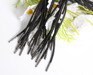 전체 다이아몬드 임베디드 DIY 라인 석 로프 4mm 소재 색상 밝은 크리스탈 신발 끈 후드 재킷 재고 - Product Image 2