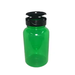 100cc 180cc250cc緑色の空のプラスチックPETカプセルヘルスケア医学プラスチックピルボトル
