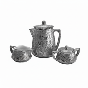 Juego de té de Metal de diseño hecho a mano con acabado personalizado de alta calidad para café y té, utensilios de cocina, artículo decorativo de uso - Product Image 1
