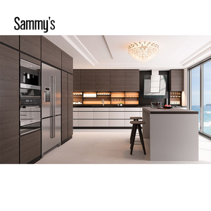 Sammys I Shaped Modular Kitchen Designs For Modern Kitchen Cabinet