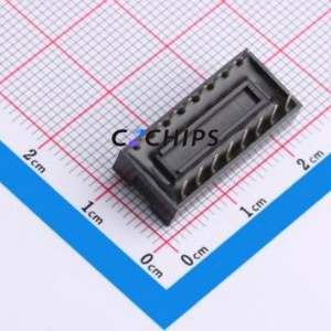 DS-08-K-T DIP Switch Through hole Component (THT) Switch Single Pole Single Throw 8 2.54mm 25mA - Product Image 2