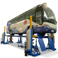Maxima CE-Zertifizierte FC75W Kabellose Vier-Säulen-Fahrzeughebebühne Schwerlast-Säulenhebebühne für Bus/LKW