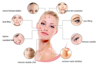 Appareil de beauté professionnel R79 Platinum Finger avec refroidissement par glace et 8 technologies pour le lifting du visage et le remodelage corporel