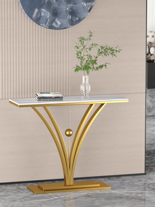 Table Étroite de Style Chinois Design Maître Moderne, Table <span class=keywords><strong>Murale</strong></span> Décorative d'Art Simple de Luxe pour Meuble d'Entrée Maison Nouveau Style - Product Image 3