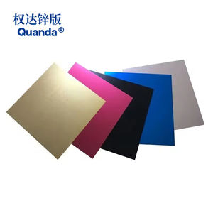 Genuine Chemical Zinc Alloy <strong>Printing</strong> <strong>Plates</strong> Gold Stamping Zinc <strong>Plate</strong> for Chemical Products - Product Image 1